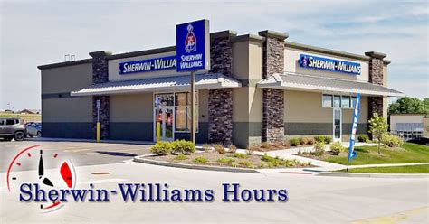 hours for sherwin williams|sherwin williams locations and hours.